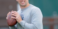 Redshirt junior quarterback Andrew Luck threw 50 passes at Stanford's pro day on March 22, his last chance to impress scouts before the NFL draft later this month. (ROGER CHEN/The Stanford Daily)