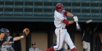 Junior leftfielder Stephen Piscotty had five hits and six RBI this weekend, including a pivotal three-run home run in the opener. (IAN GARCIA-DOTY/The Stanford Daily)