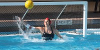 Junior goalkeeper Kate Baldoni was named the tournament's MVP after stopping 15 USC shots in Sunday's NCAA final. Baldoni and the Cardinal have now won back-to-back national titles. (IAN GARCIA-DOTY/The Stanford Daily)