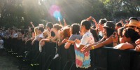 Frost Revival, sponsored by the Stanford Concert Network, aimed to bring large-scale concerts back to Frost Amphitheater. Saturday's event, with nearly 5,000 attendees, was the first of its size for Frost since the 1980s. (MADELINE SIDES/The Stanford Daily)