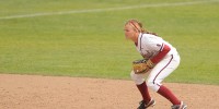 Senior Ashley Hansen was once again instrumental in a Cardinal series victory. The stud shortstop had a fantastic weekend, including a perfect 4-for-4 performance in game two. (MADELINE SIDES/The Stanford Daily)