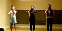 Members of the Spoken Word Collective at Stanford University perform at a campus function. The group aims to both foster an artistic community and produce original poetry throughout the year. (Stanford Daily File Photo)