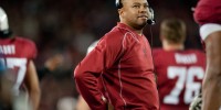 David Shaw begins his second season as the head coach of Stanford football. Shaw wants to see how his young players will respond to adversity in the first game of the year and stated that "It's not important what happens to you; it's important how you respond to what happens to you."   (DON FERIA/Stanfordphoto.com)