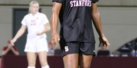 One of three tri-captains, senior midfielder Mariah Nogueira has helped the Stanford to an undefeated Pac-12 record and leads the team in goals (ALISA ROYER).