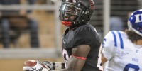 Stanford wide receiver Ty Montgomery (above) is likely to return from injury this weekend and give a boost to the team's offense against Wazzu (SIMON WARBY/The Stanford Daily).