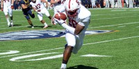Junior Keanu Nelson (20) and the rest of the Cardinal receiving core hope to replicate last week's performance this weekend against Washington State (ROGER CHEN/The Stanford Daily).