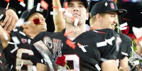 Rallying the Cardinal Quarterback Kevin Hogan was named the MVP of the Pac-12 Championship Game. The redshirt freshman  (DAVID BERNAL/Stanfordphoto.com)