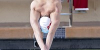 Stanford men's swimming and diving opens the dual meet season against No. 25 Wisconsin this weekend (Stanford Daily File Photo).