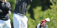 Junior Cameron Wilson (above) set a course record and tied Tiger Woods' all-time Stanford mark with a 61 at CordeValle Resort as the Cardinal finished second in the Gifford Collegiate (Stanford Daily File Photo).