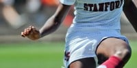 Stanford and forward Chimoa Ubogagu (9) rolled past Denver and Santa Clara over the weekend in the NCAA Tournament. The No. 1 Cardinal takes on UCLA this Friday with a trip to the College Cup on the line (Stanford Daily File Photo).