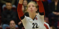 Freshmen setter Maddi Bugg (The Stanford Daily)