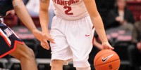 Junior guard Aaron Bright was Stanford's second-leading scorer a season ago with 11.7 points per game. He will be a key piece of a Cardinal team looking to make the NCAA tourney for the first time since 2008. (SIMON WARBY/The Stanford Daily)