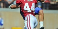 Redshirt senior linebacker Chase Thomas was named a Lott IMPACT Award semifinalist on Thursday. (SIMON WARBY/The Stanford Daily)
