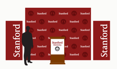 An example of the new typeface used in stage signage (Source: identity.stanford.edu)