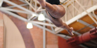 Senior Stanford co-captain gymnast Ashley Morgan helped her team to a win in beam, but Georgia outlasted the Cardinal to win the meet.