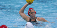 Annika Dries is one of three Olympic gold medalists on the No. 1 Stanford women's water polo team, and one of two rejoining the Cardinal after a year off to train for the London Games. (Stanford Daily File Photo)