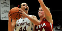Junior guard Toni Kokenis tied her season high in scoring (15 points) in her last game, against Colorado. (MIKE KHEIR/The Stanford Daily)