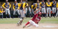 First baseman Brian Ragira scored one of five Stanford runs in a home win against Cal to close out the regular season last May. The Golden Bears return to Sunken Diamond tonight to try and avenge that loss. (DAVID VERNON/StanfordPhoto.com)