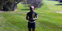 Freshman Mariah Stackhouse (above) shot a record-breaking final-round 61 as Stanford won the Peg Barnard Invitational on Sunday (Miles Bennett-Smith/The Stanford Daily).