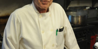 Tony Dietz, at home in the Avanti Kitchen. (MEHMET INONU/The Stanford Daily)