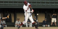 Slugger Austin Wilson was one of three Cardinal players named Baseball America first-team preseason All-Americans on Thursday. (IAN GARCIA-DOTY/The Stanford Daily)