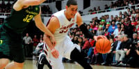 Junior Dwight Powell (right)