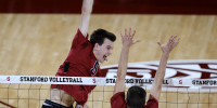 Despite junior outside hitter Brian Cook's combined 26 kills, Stanford dropped both games in SoCal this past weekend. (StanfordPhoto.com)