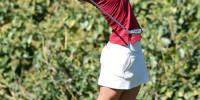 Senior Sally Watson (above) has placed in the top 10 individually at two NCAA regionals in her career, and another such performance at Stanford Golf Course this week would go a long way to propelling the Cardinal past the opening round. (MICHAEL BURNS/isiphotos.com)