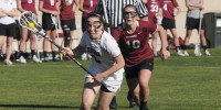 Junior attacker Rachel Ozer (above) was named to the IWCLA all-region second team after leading the Cardinal in scoring this season. (ZETONG LI/The Stanford Daily)