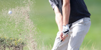 Senior Steve Kearney (above) played an excellent final round in the last conference event of his career, shooting a 2-under 68 on Wednesday. (CASEY VALENTINE/The Stanford Daily)